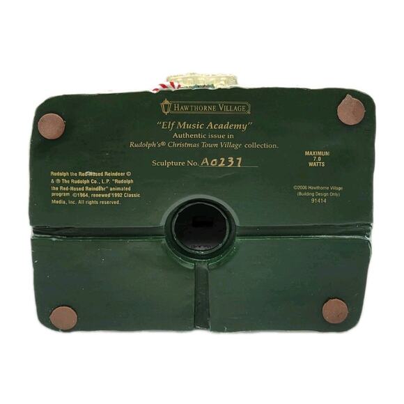 Hawthorne Village Elf Music Academy Rudolph's Christmas Town Collection VTG 2006 - Picture 10 of 10